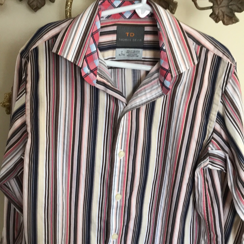 Thomas Dean Boys Dress Shirt